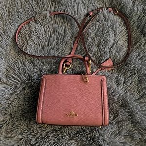 Mini leather Coach bag